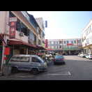 Eine typische Kleinstadt (hier Mersing)